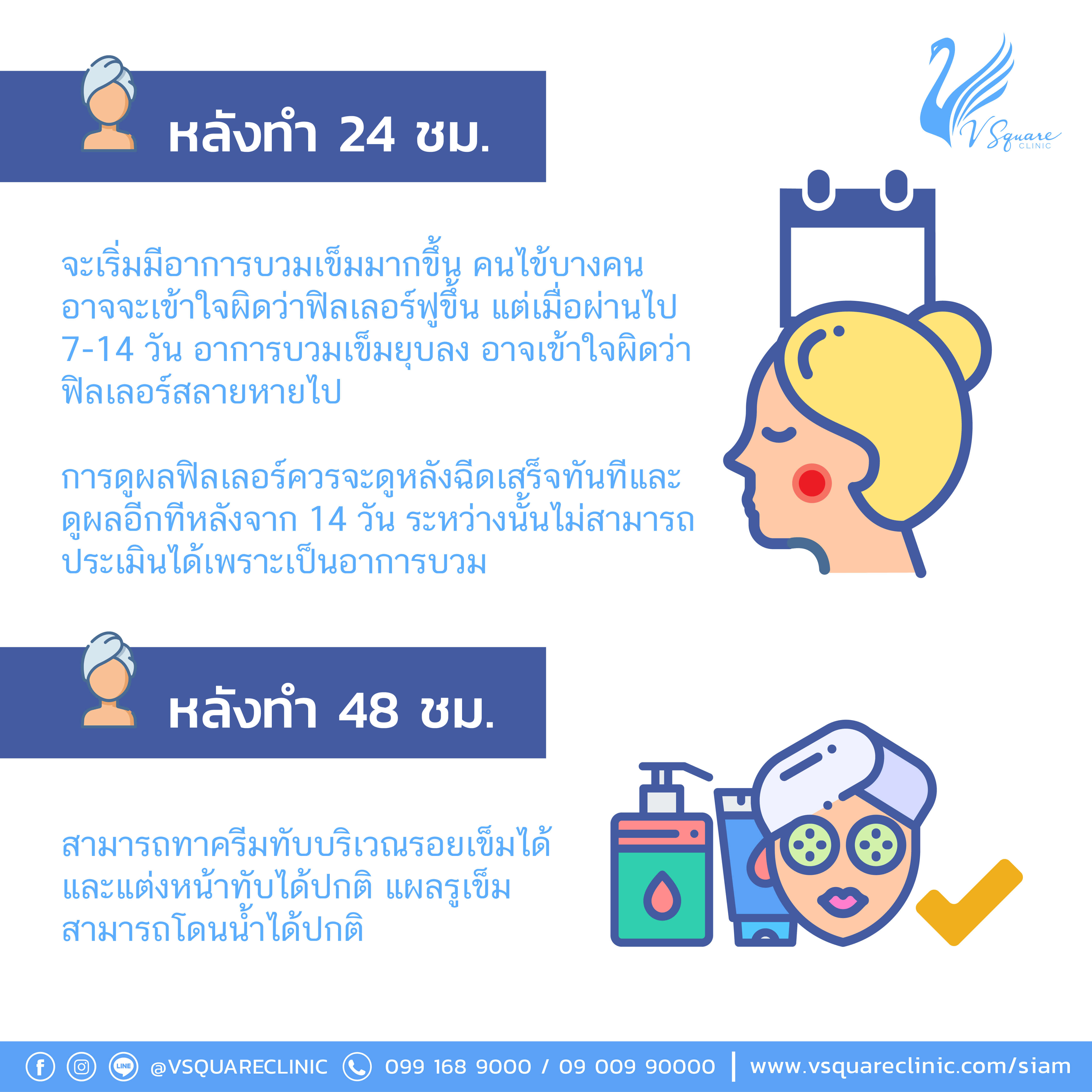 การดูแลหลังฉีดฟิลเลอร์6