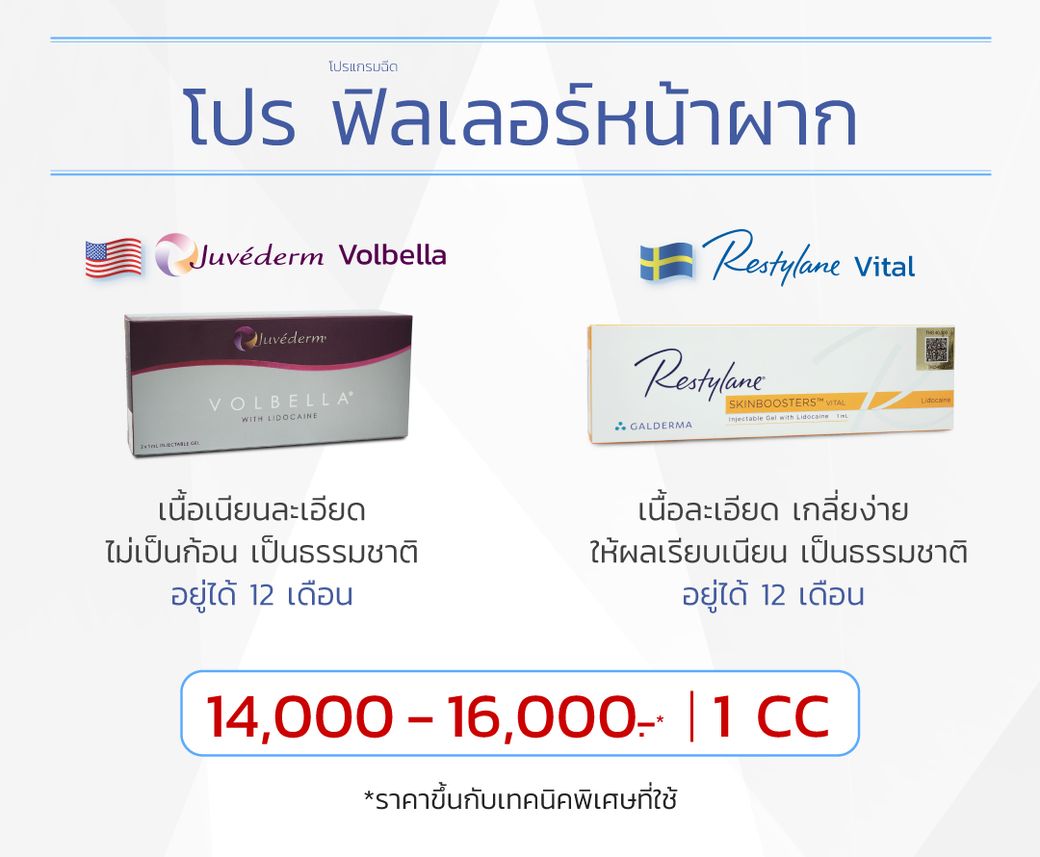 โปรฟิลเลอร์หน้าผาก