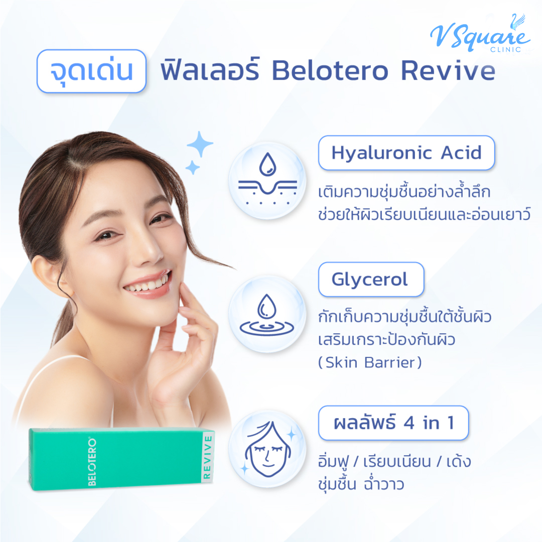 ฟิลเลอร์ Belotero Revive ช่วยเรื่องอะไร