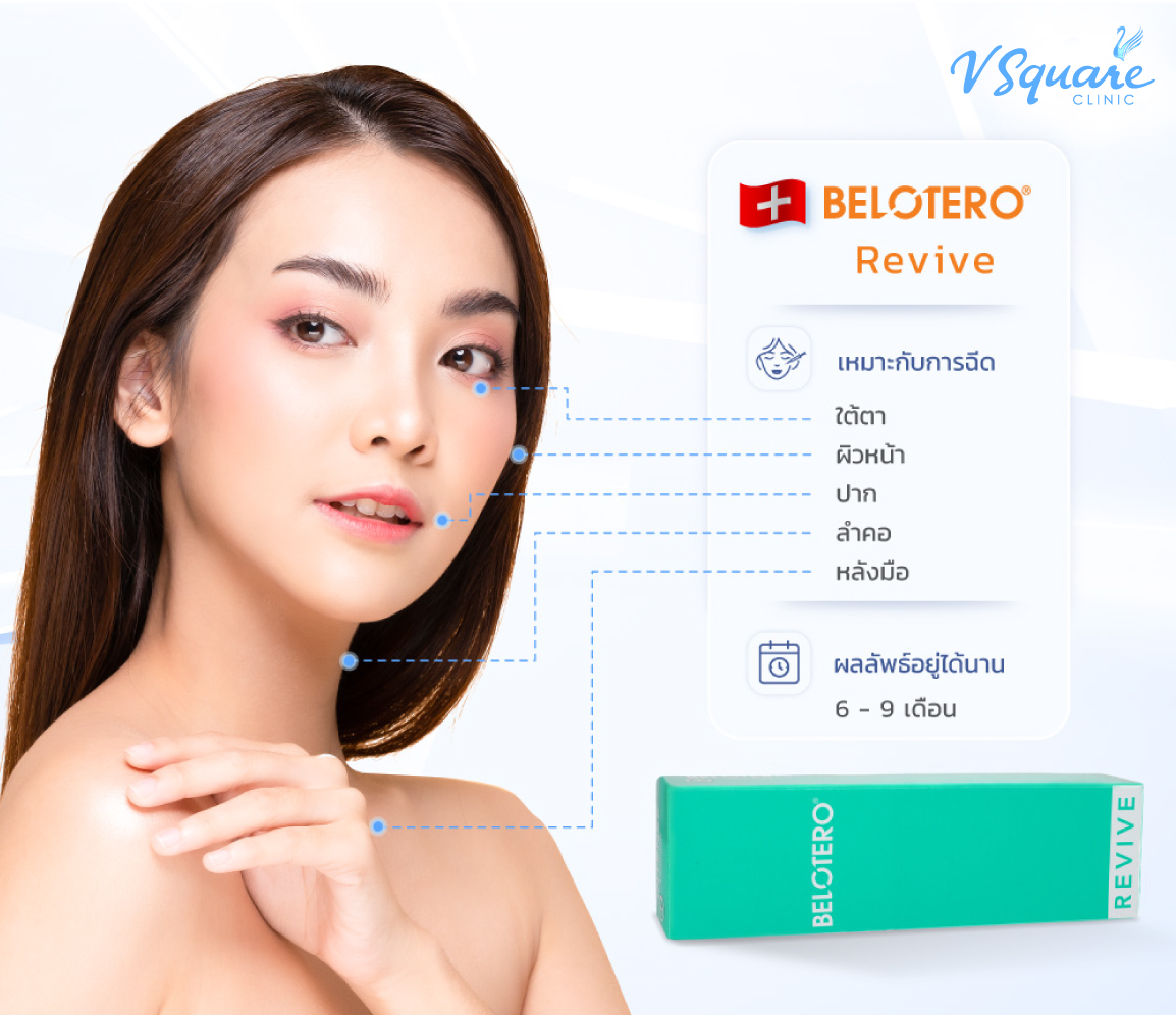 ฟิลเลอร์ Belotero Revive เหมาะกับฉีดส่วนไหน