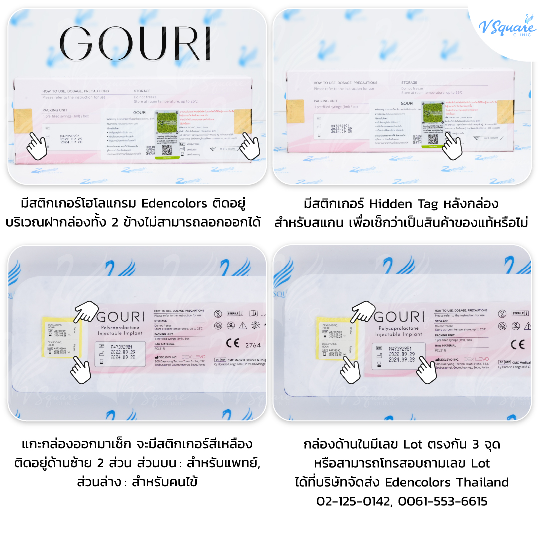 วิธีดู Gouri แท้