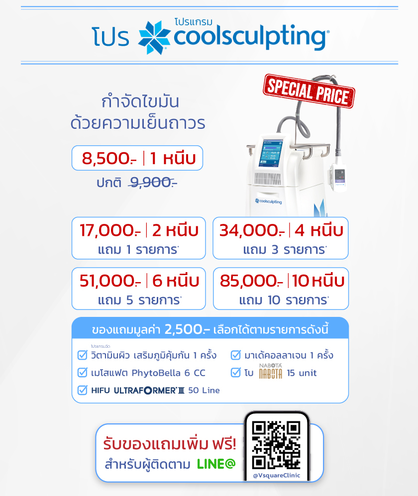 CoolSculpting ราคา
