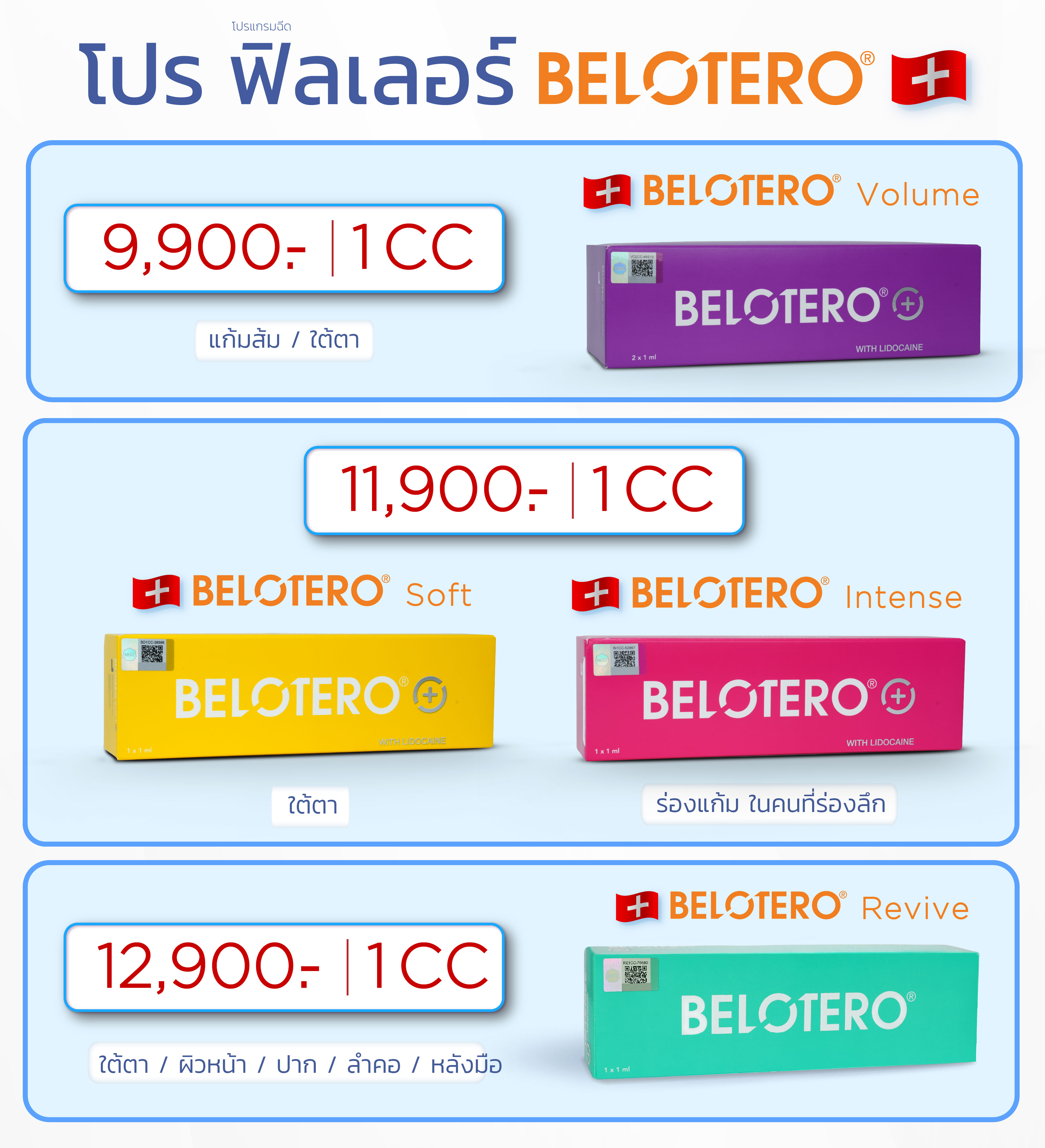 โปรฟิลเลอร์ Belotero