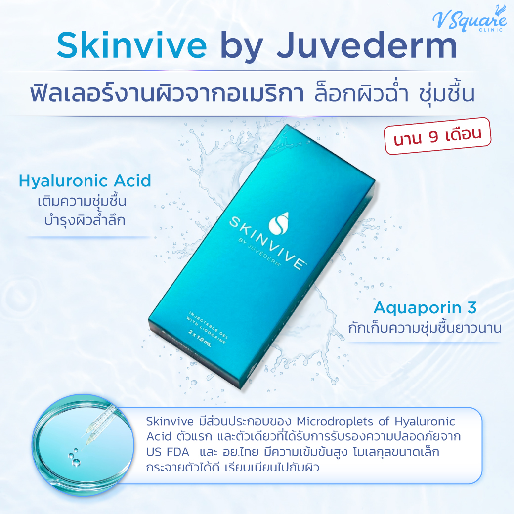 ประโยชน์ที่ได้จากการฉีด Skinvive