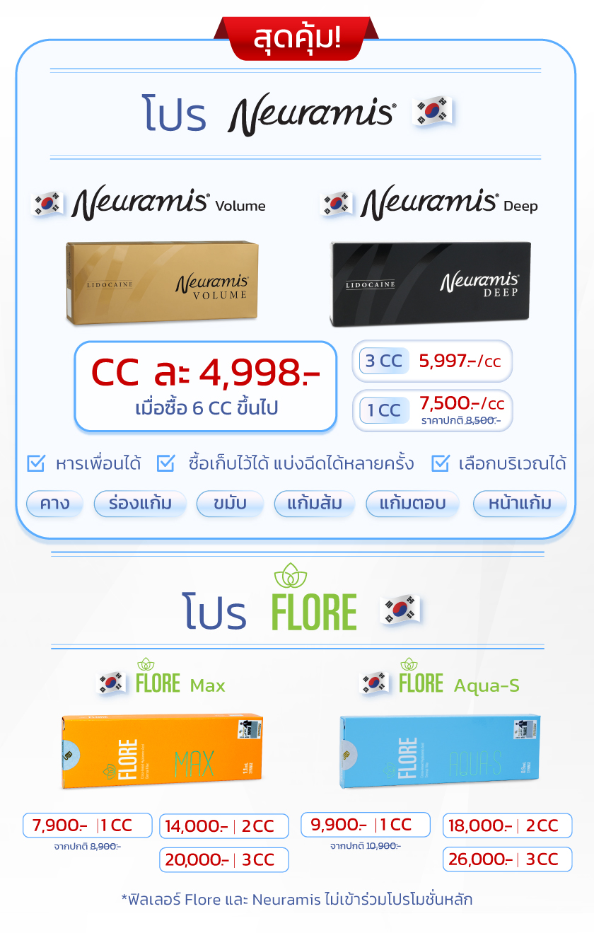 ฟิลเลอร์เกาหลี ราคา